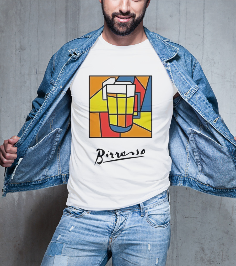 Birresso Beer Abstract Colorful Geometry T-Shirt