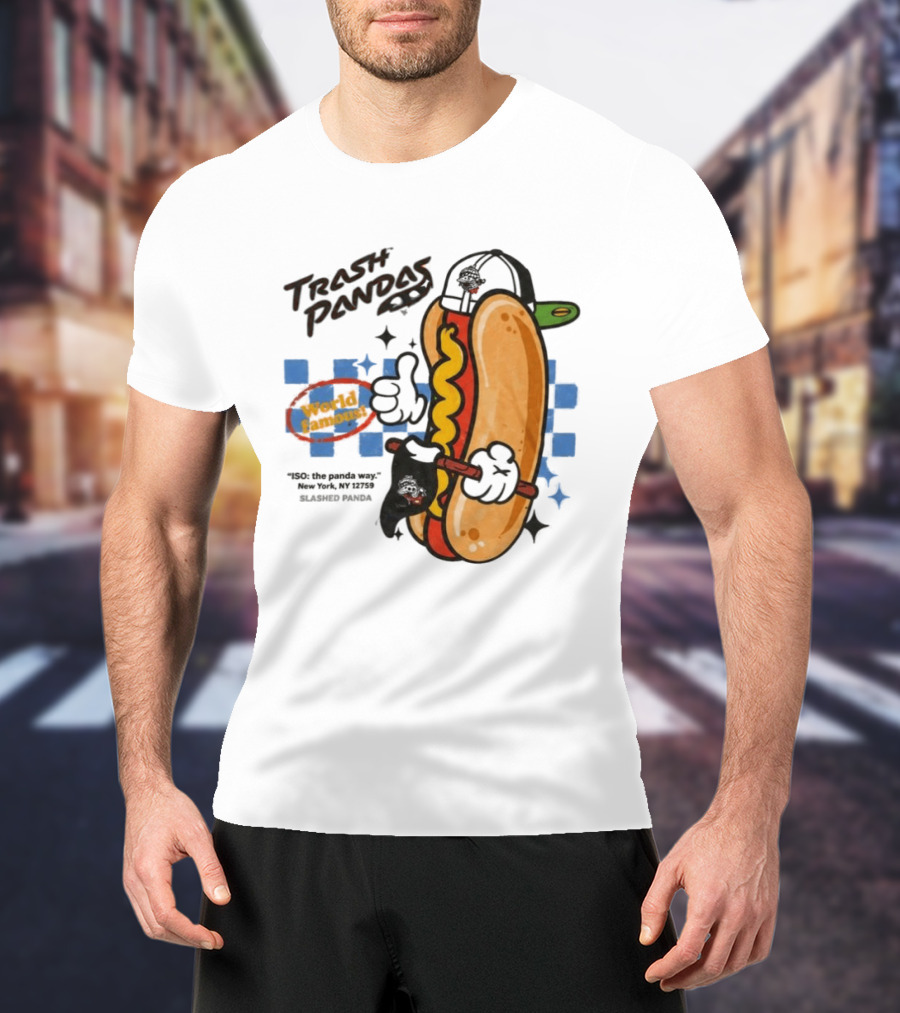 Trash Pandas World Famoust Hot Dog Thumbs Up T-Shirt