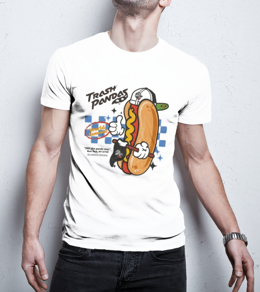 Trash Pandas World Famoust Hot Dog Thumbs Up T-Shirt
