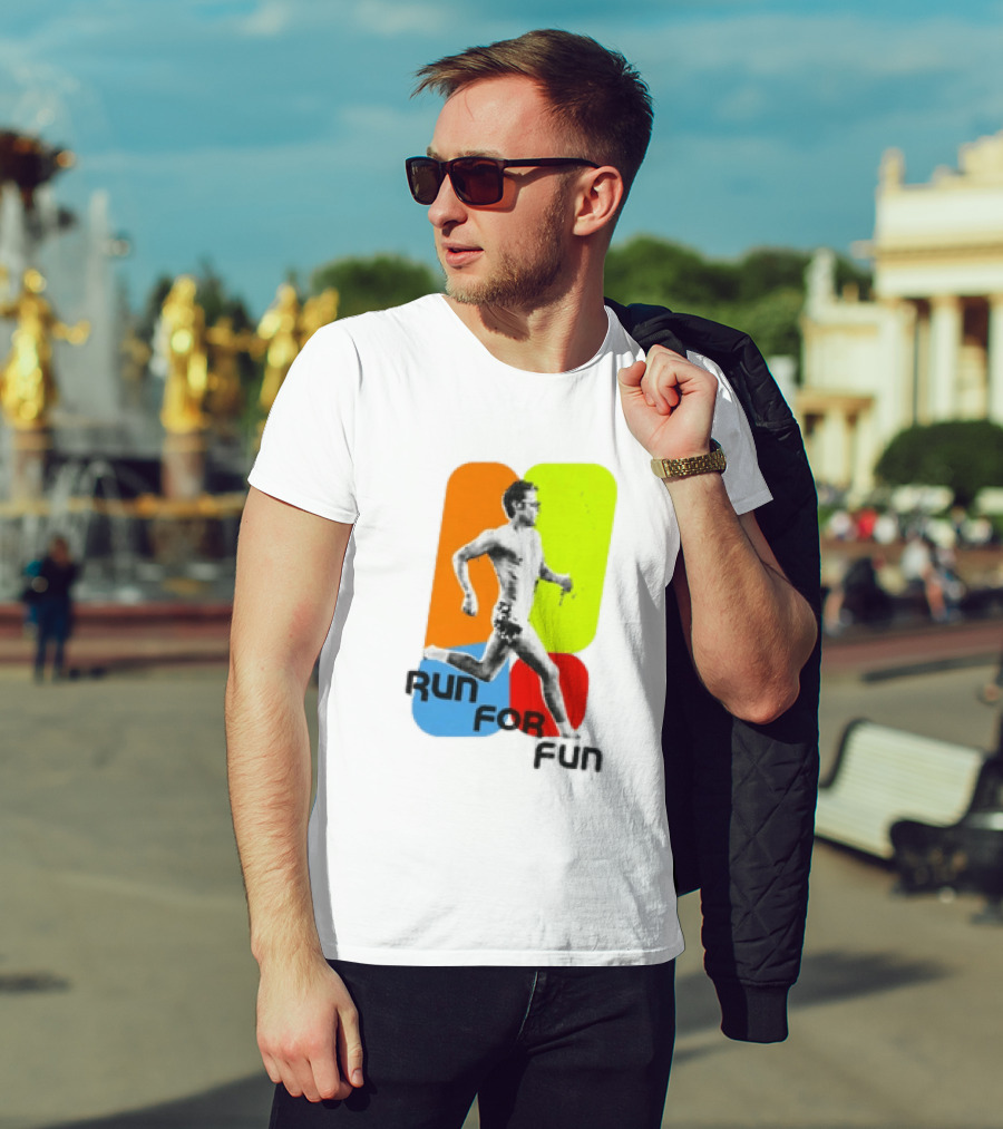 Run For Fun Harry Styles Colorful Running T-Shirt