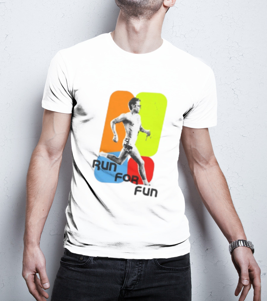 Run For Fun Harry Styles Colorful Running T-Shirt
