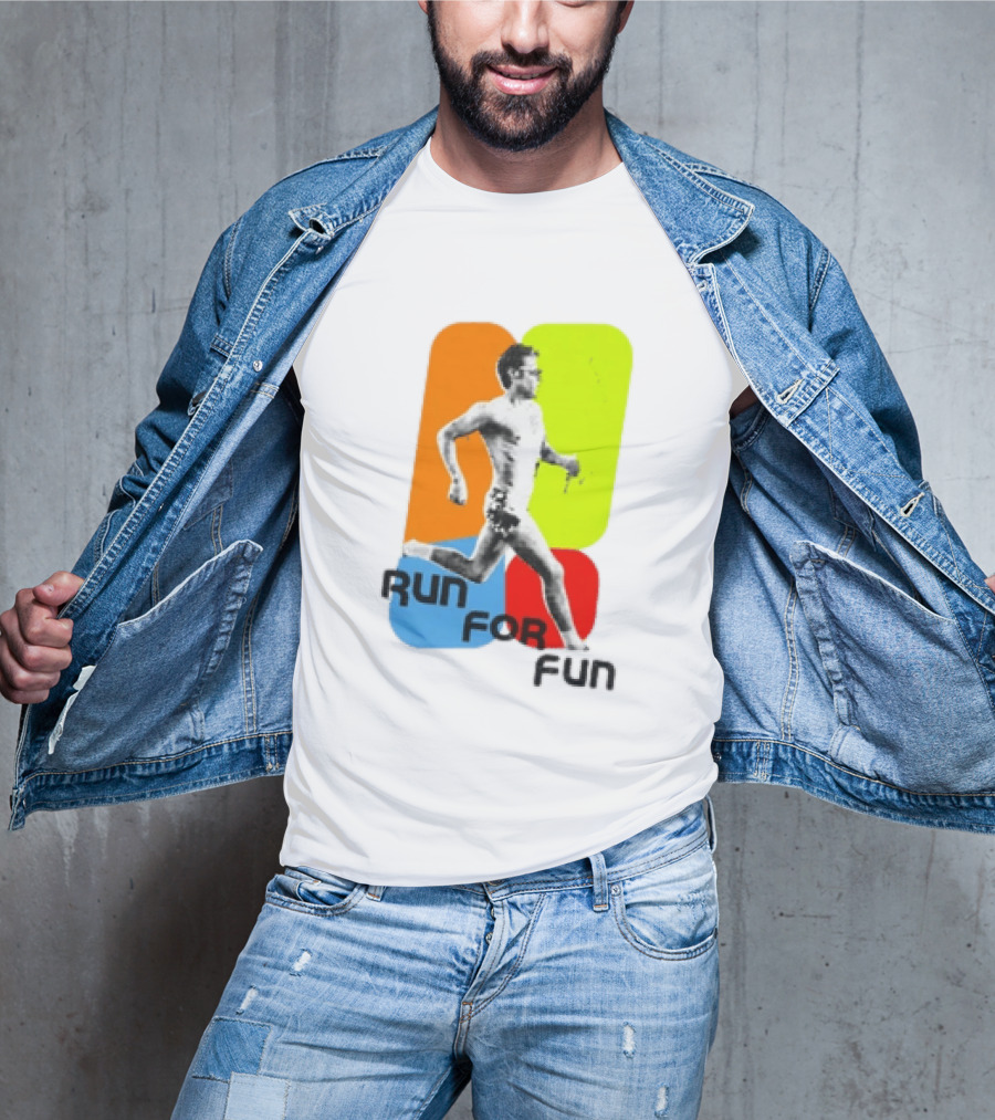 Run For Fun Harry Styles Colorful Running T-Shirt