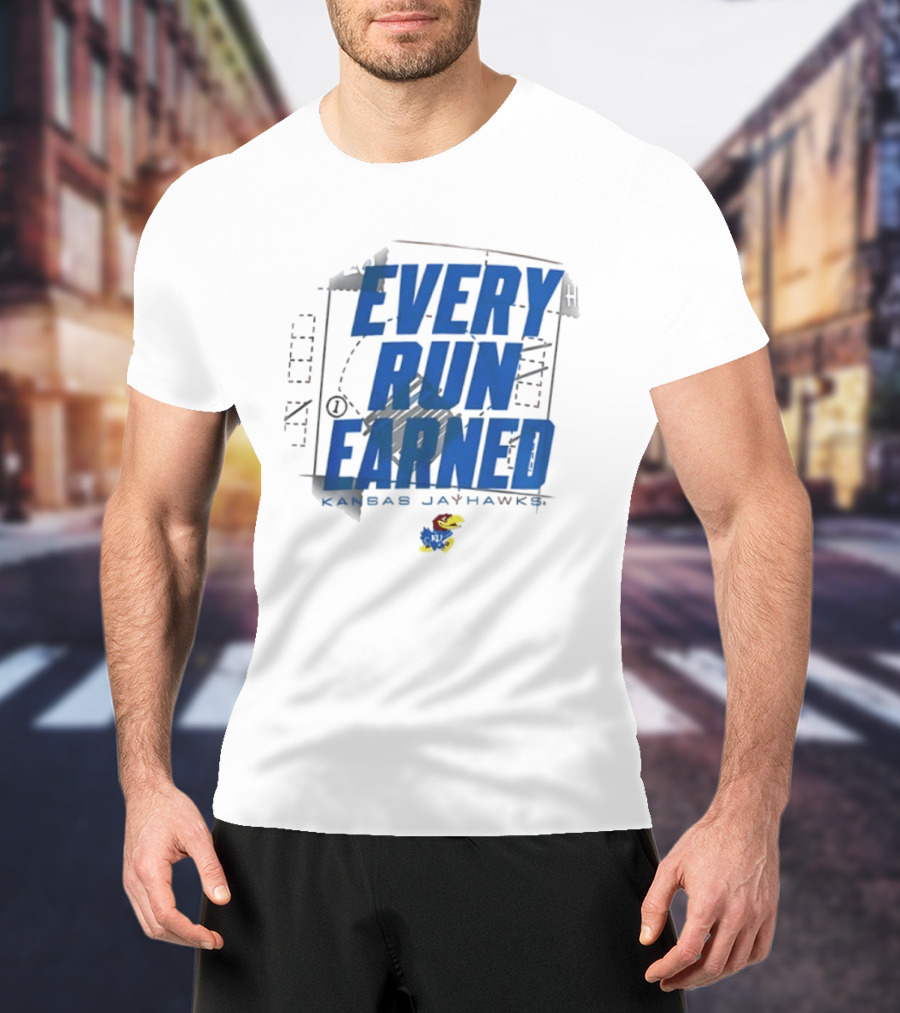Kansas Jayhawks Every Run Earned 2026 Postseason Dugout T-Shirt