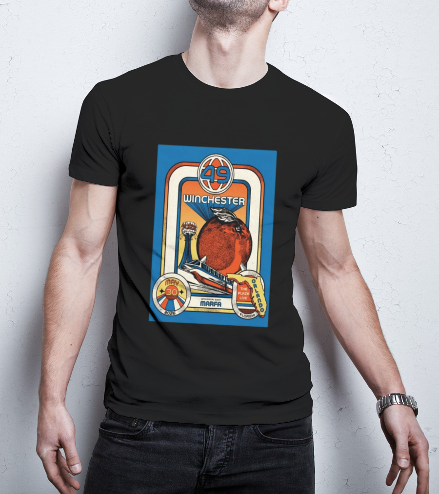 49 Winchester Orlando May 30 2026 Plaza Live Florida Special Guest Marfa T-Shirt