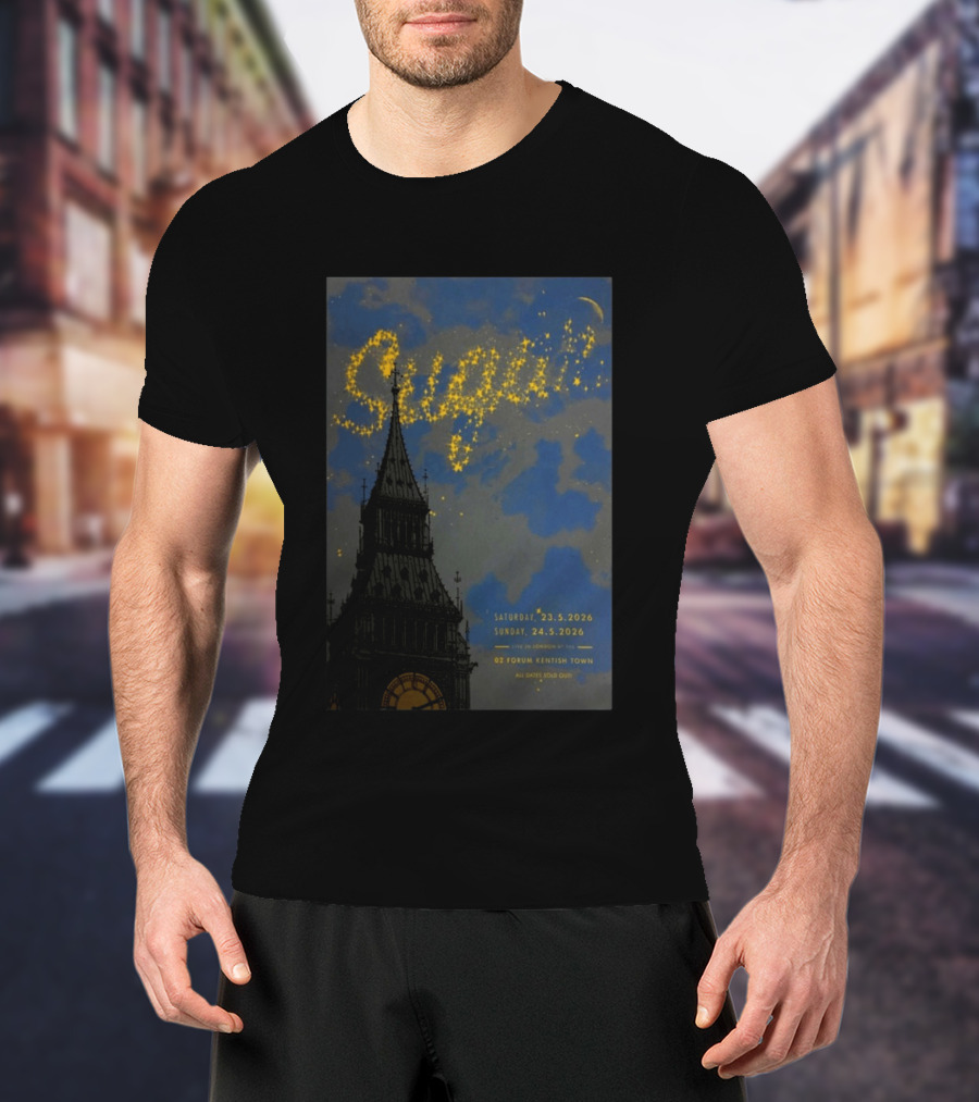 SUGAR Love You Even Still Tour 2026 Bob Mould London O2 Forum Kentish Town T-Shirt