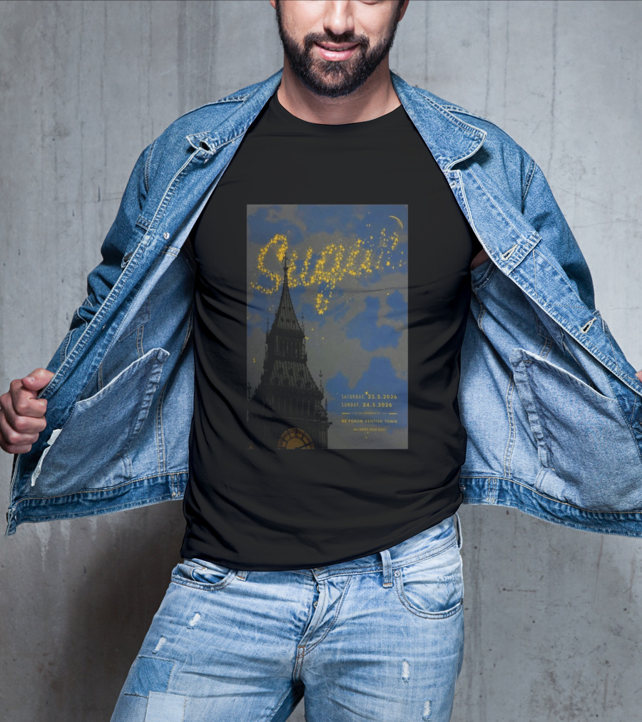 SUGAR Love You Even Still Tour 2026 Bob Mould London O2 Forum Kentish Town T-Shirt