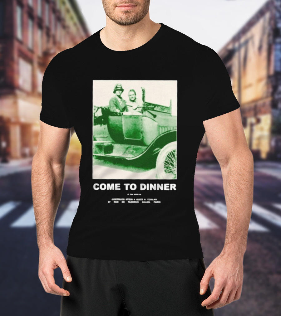 Come To Dinner Vintage Car Scene 1920s Nostalgia T-Shirt