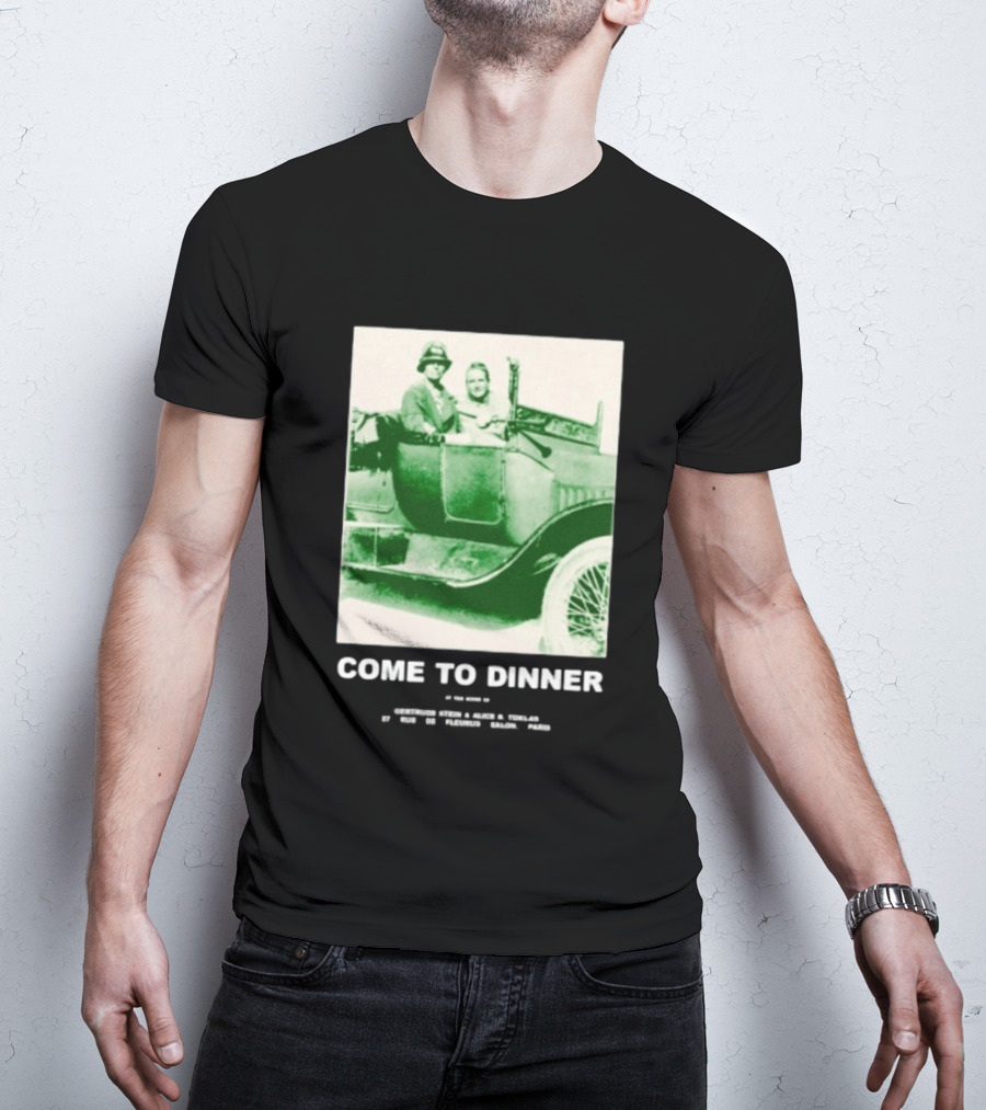 Come To Dinner Vintage Car Scene 1920s Nostalgia T-Shirt