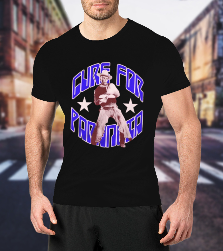 Cure For Paranoia Cowboy With Stars T-Shirt