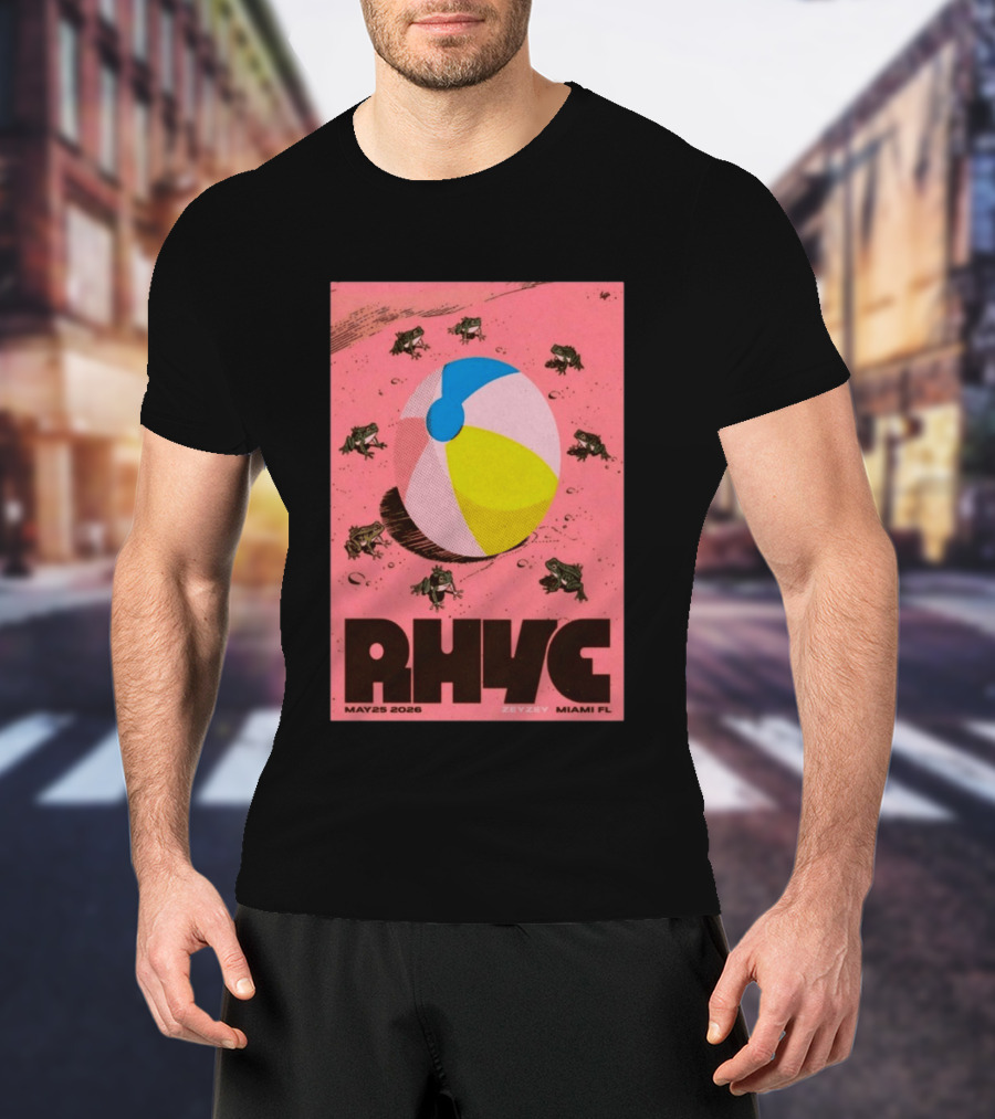 Rhye May 25 2026 ZeyZey Miami FL Tour Beach Ball Frogs T-Shirt
