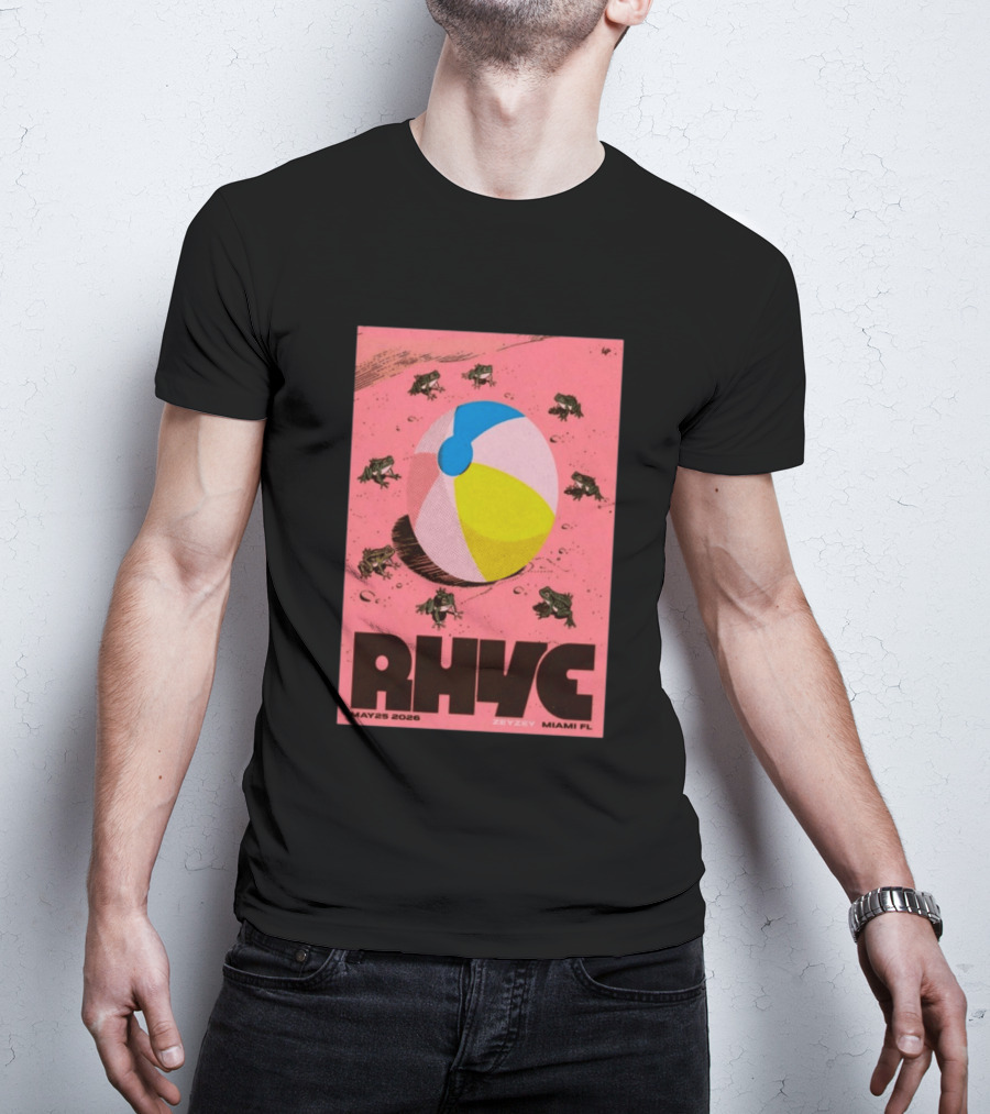 Rhye May 25 2026 ZeyZey Miami FL Tour Beach Ball Frogs T-Shirt