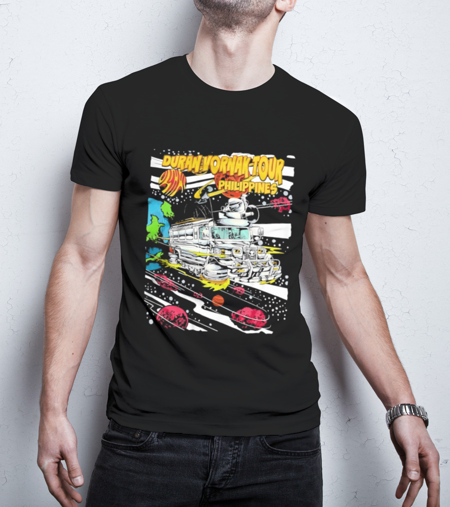 Duran Vornak Tour Philippines Colorful Jeepney Space Adventure T-Shirt