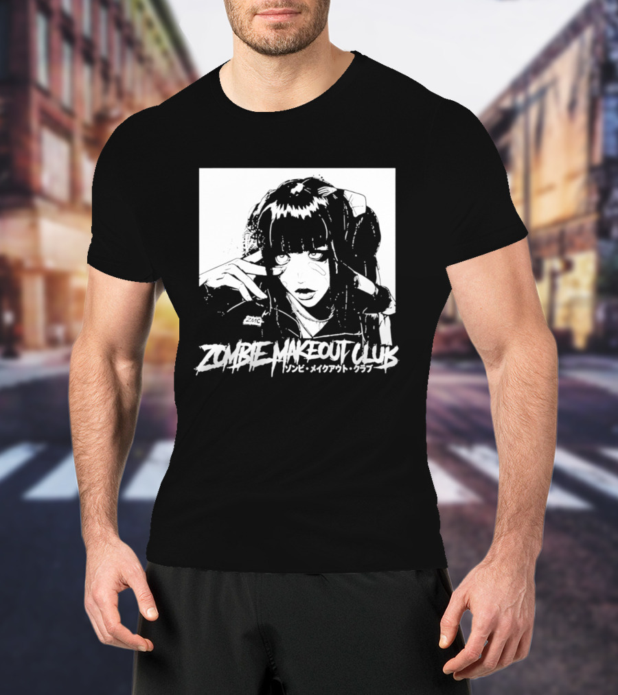 Zombie Makeout Club Manga Style Art Japanese T-Shirt