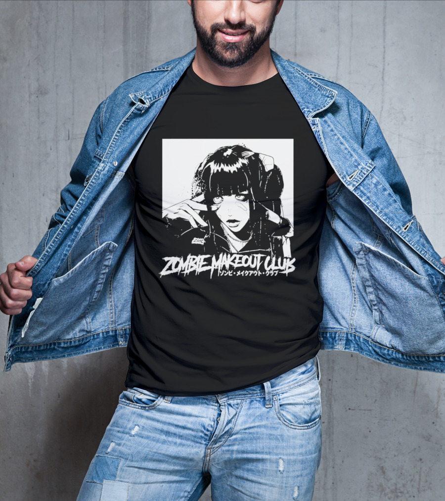 Zombie Makeout Club Manga Style Art Japanese T-Shirt