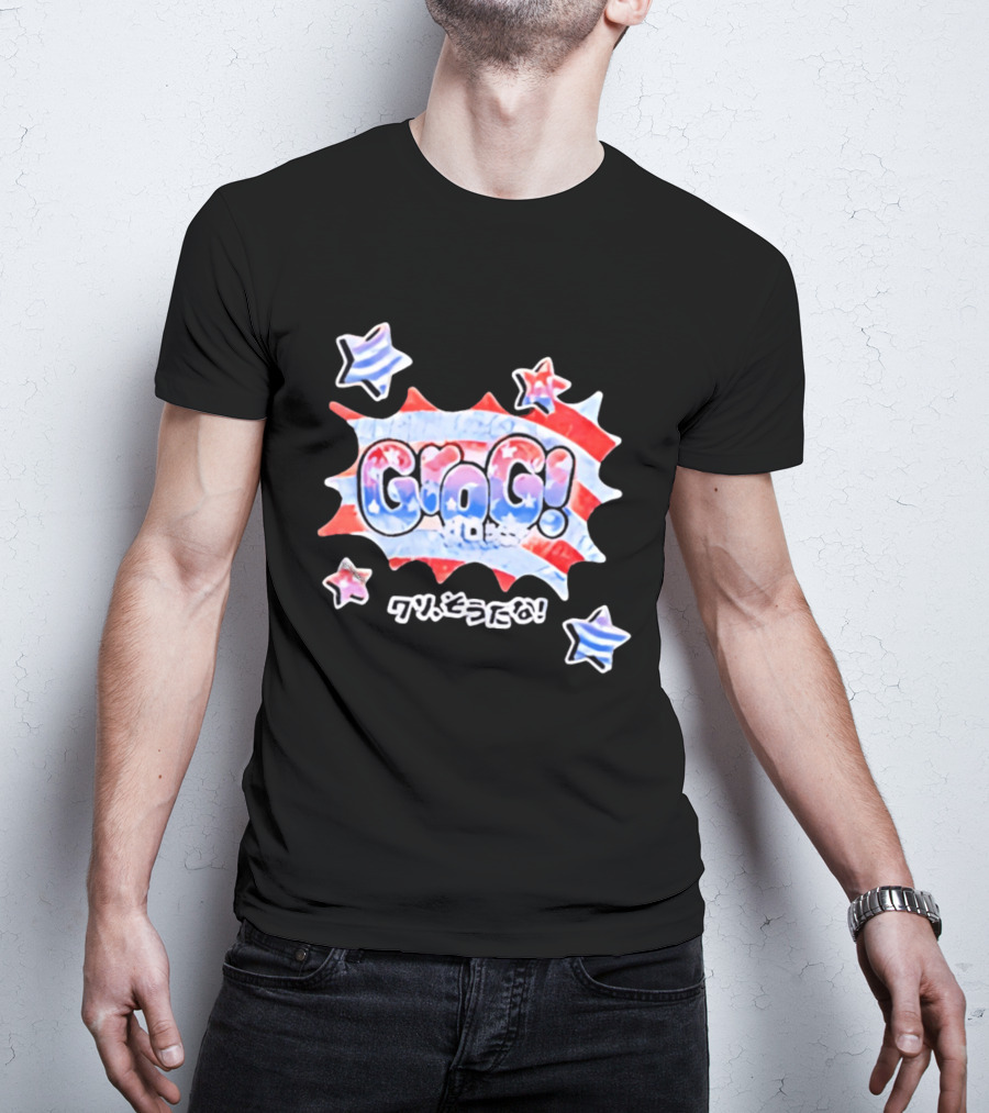 Live Free Grog Hard Grog 2026 Grog Tour Stars And Stripes Comic Burst T-Shirt