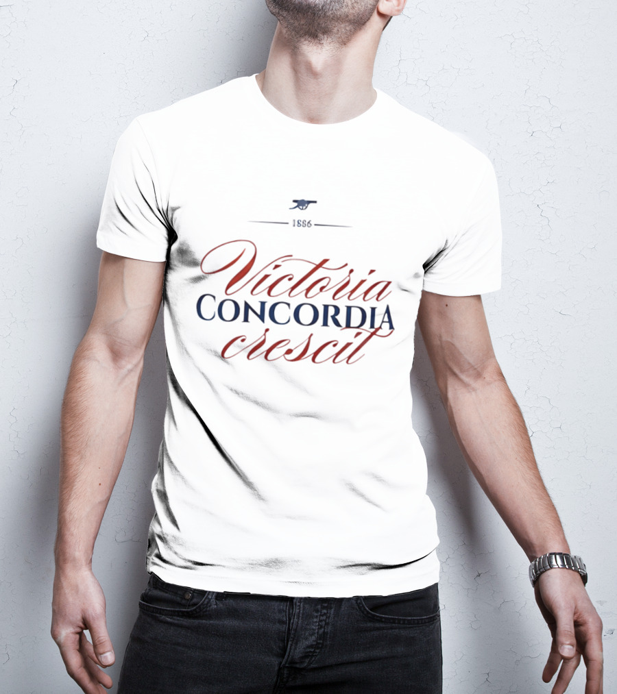 Arsenal FC 1886 Victoria Concordia Crescit T-Shirt