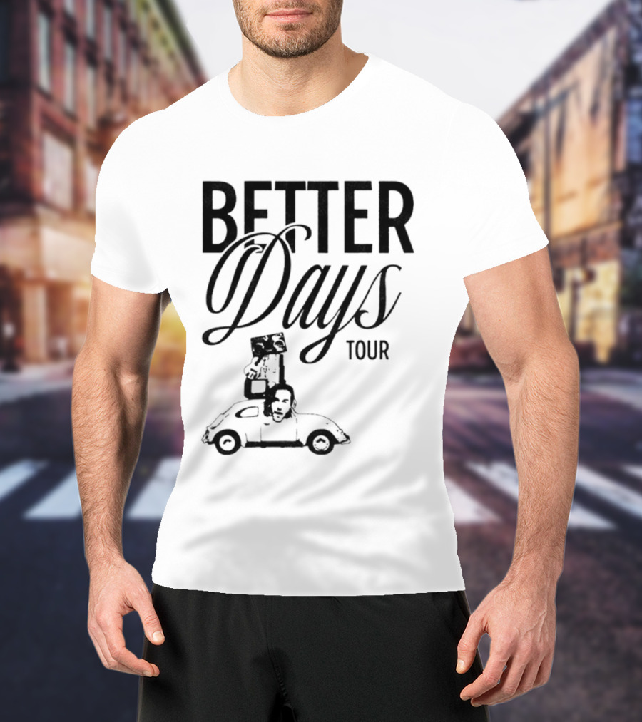 Better Days Tour Vintage Car Graphic Benjamin Ingrosso T-Shirt
