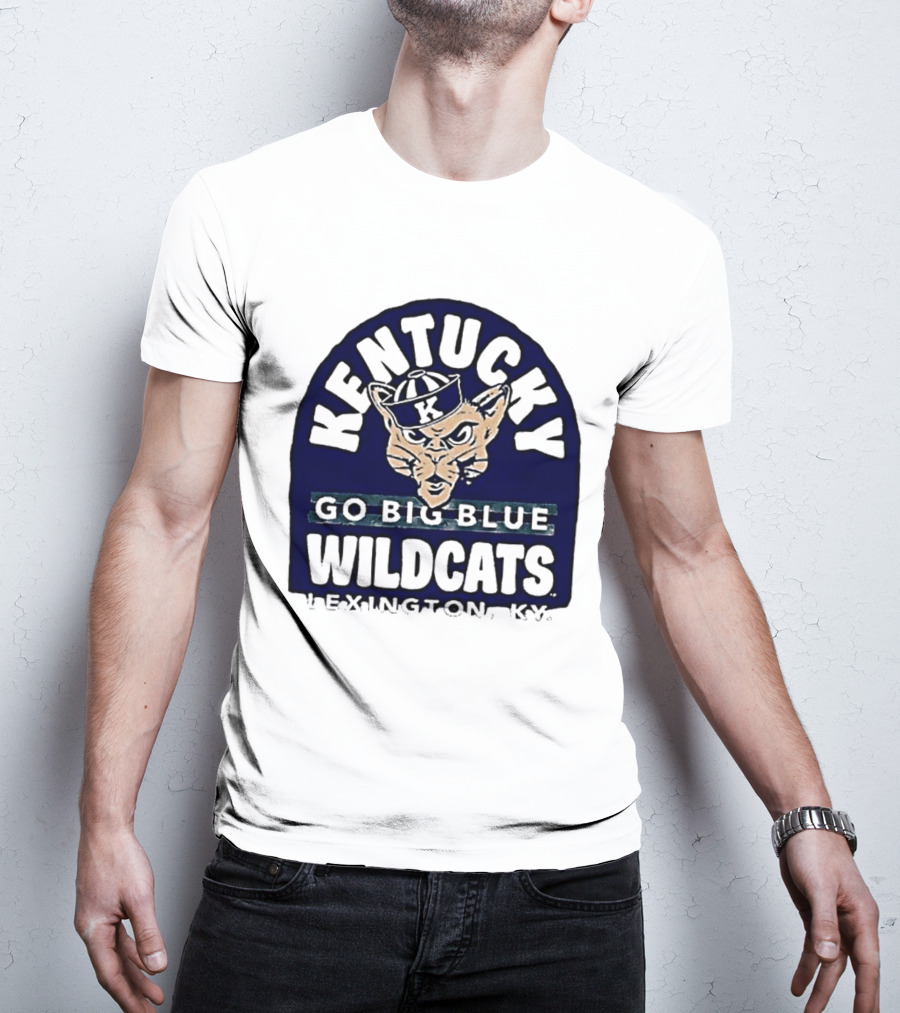 Kentucky Wildcats Go Big Blue Sailor Hat Lexington KY T-Shirt