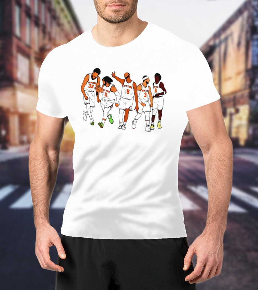 New York Knicks Game 2 Jon Stewart Cavaliers Basketball Team Celebration T-Shirt