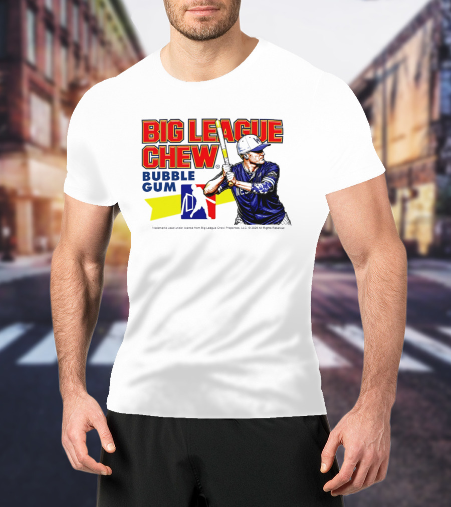Big League Chew Bubble Gum Baseball Player Kyle Schultz T-Shirt