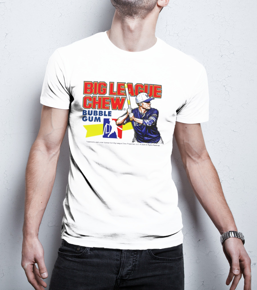 Big League Chew Bubble Gum Baseball Player Kyle Schultz T-Shirt