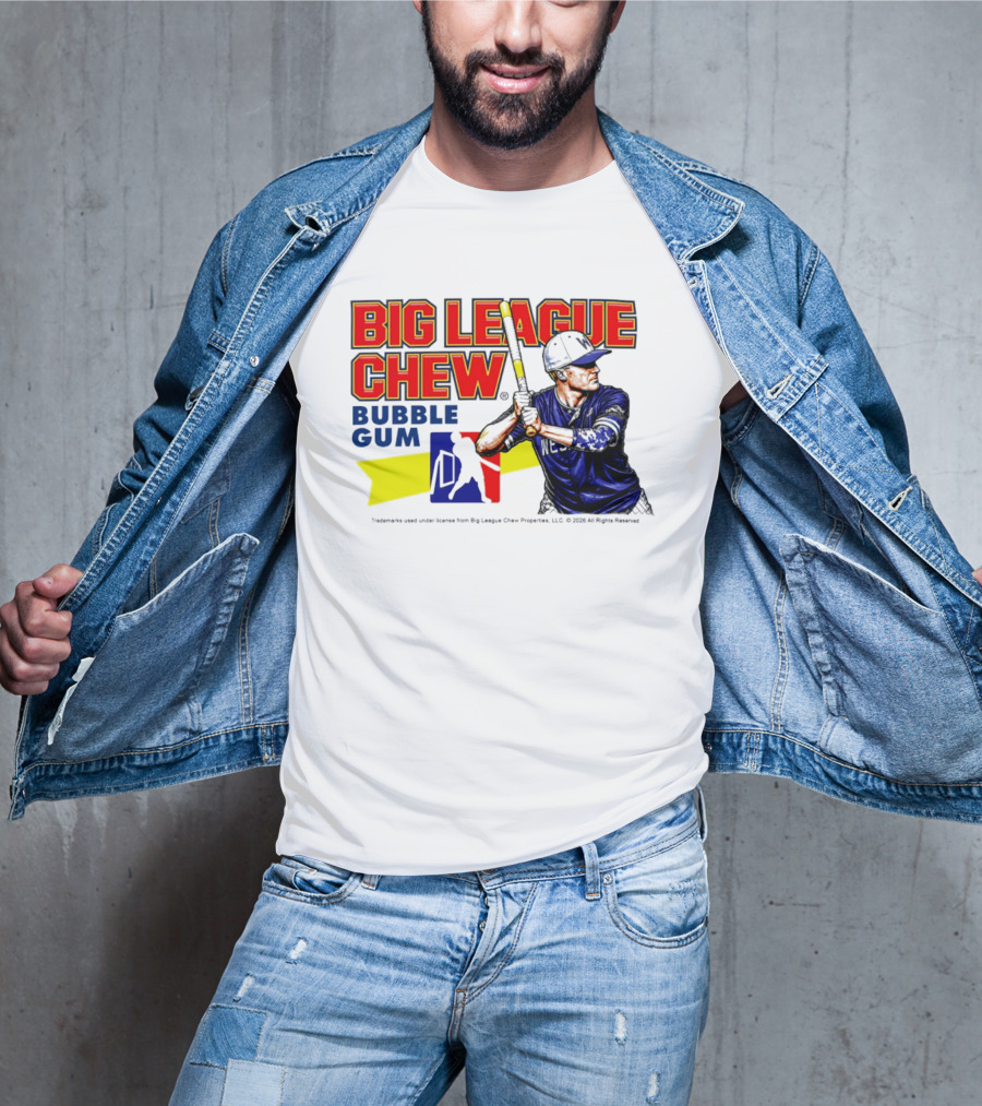 Big League Chew Bubble Gum Baseball Player Kyle Schultz T-Shirt