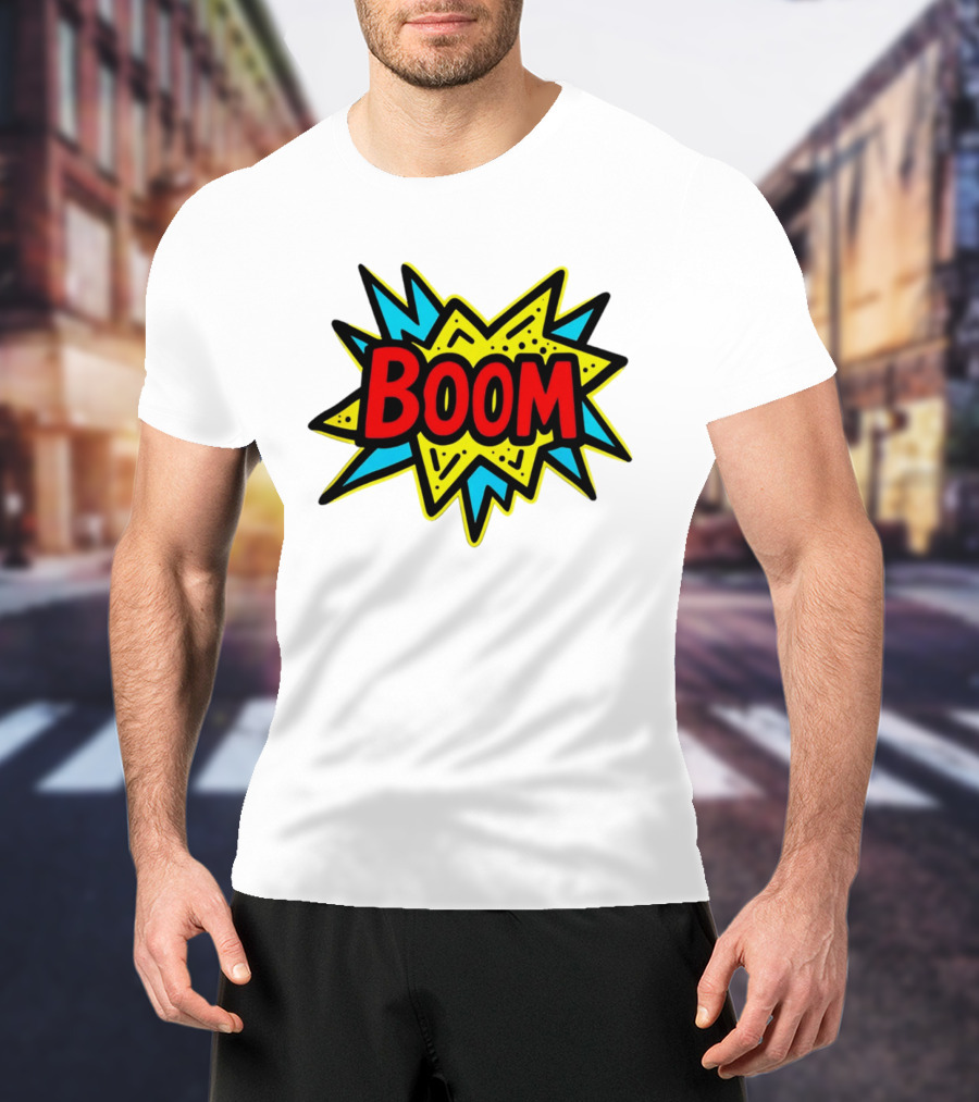 Mackenzie Shirilla Dad Boom Comic Style Burst T-Shirt