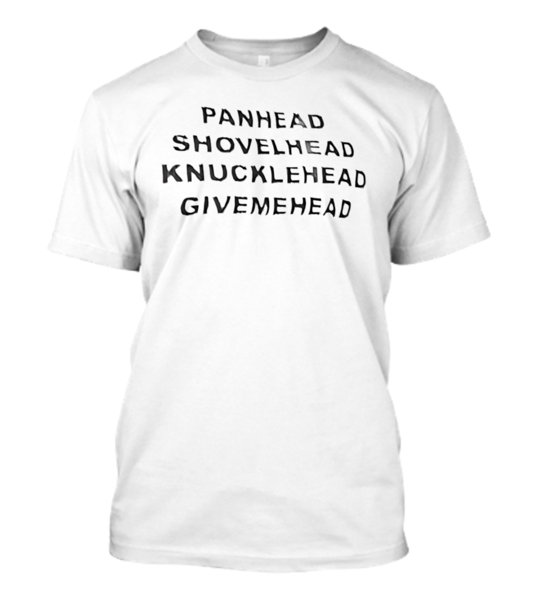 Panhead Shovelhead Knucklehead Givemehead Vintage Motorcycle Engine Humor T-Shirt