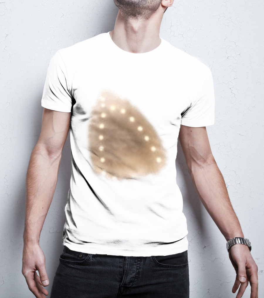 Peep Szczesny Iron Burnt Circle Light Shell T-Shirt