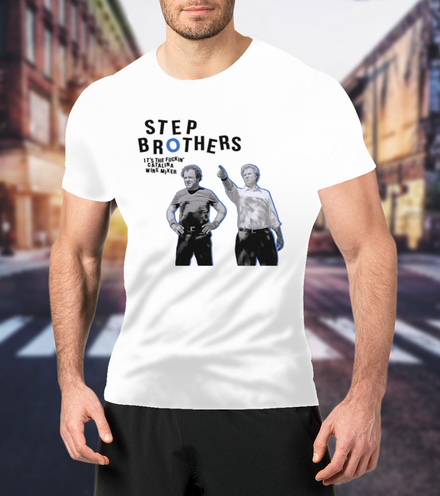 Step Brothers Will Ferrell John C Reilly Catalina Wine Mixer T-Shirt
