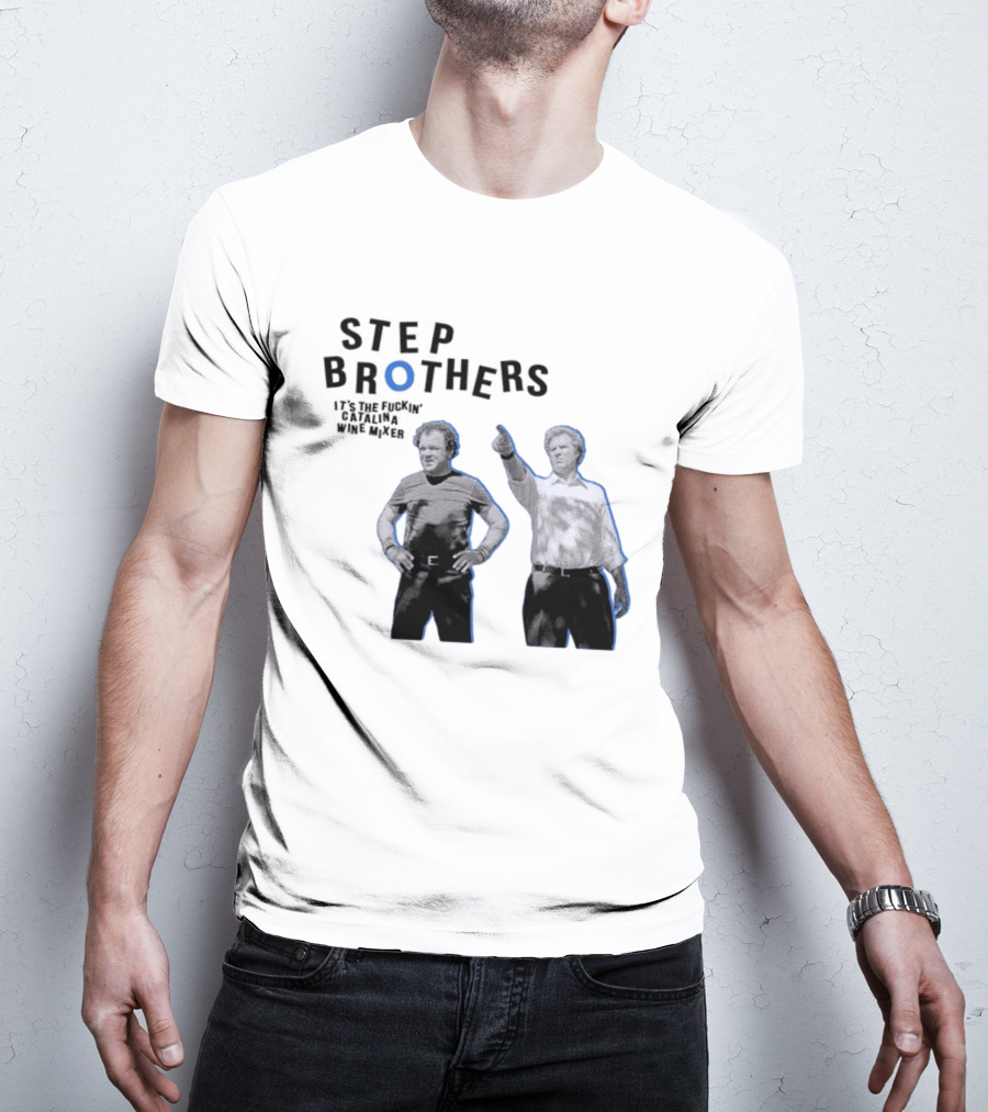 Step Brothers Will Ferrell John C Reilly Catalina Wine Mixer T-Shirt