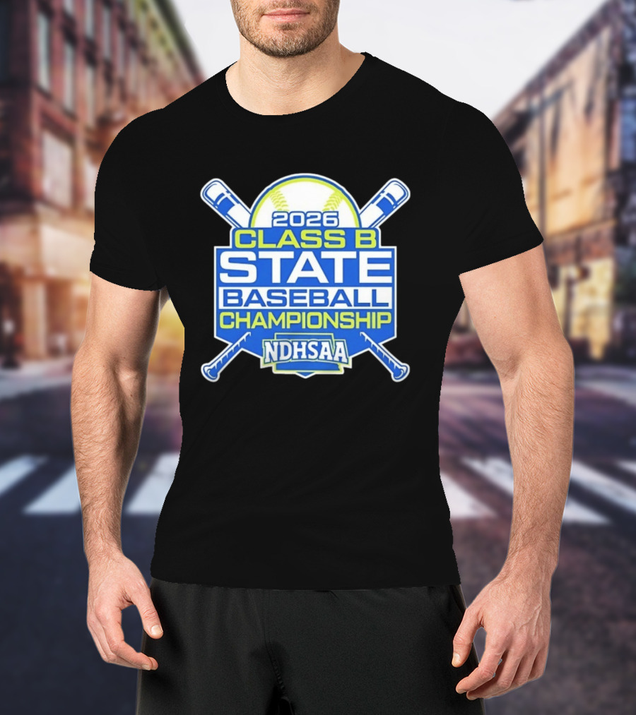 2026 NDHSAA Class B State Baseball Championship Merchandise T-Shirt