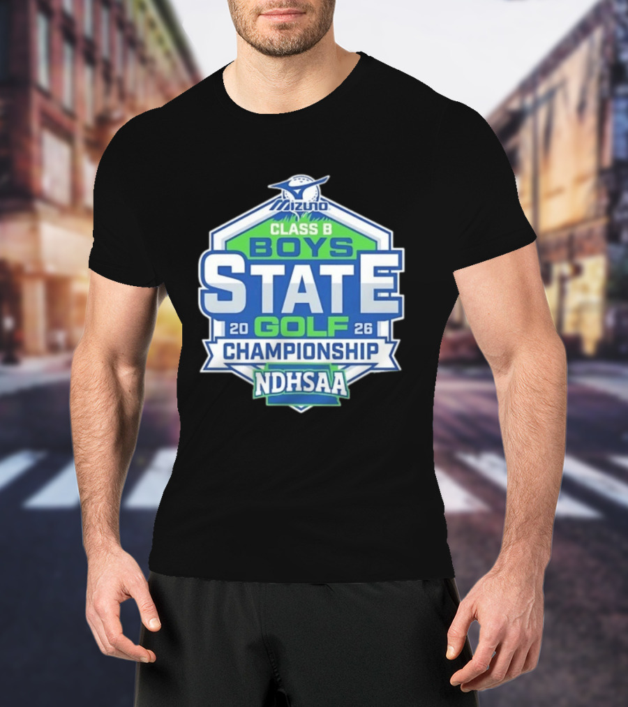 NDHSAA Mizuno Class B Boys State Golf Championship 2026 T-Shirt