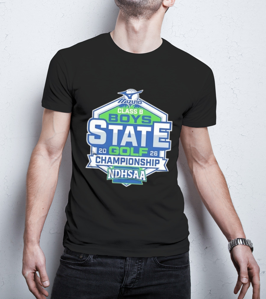 NDHSAA Mizuno Class B Boys State Golf Championship 2026 T-Shirt