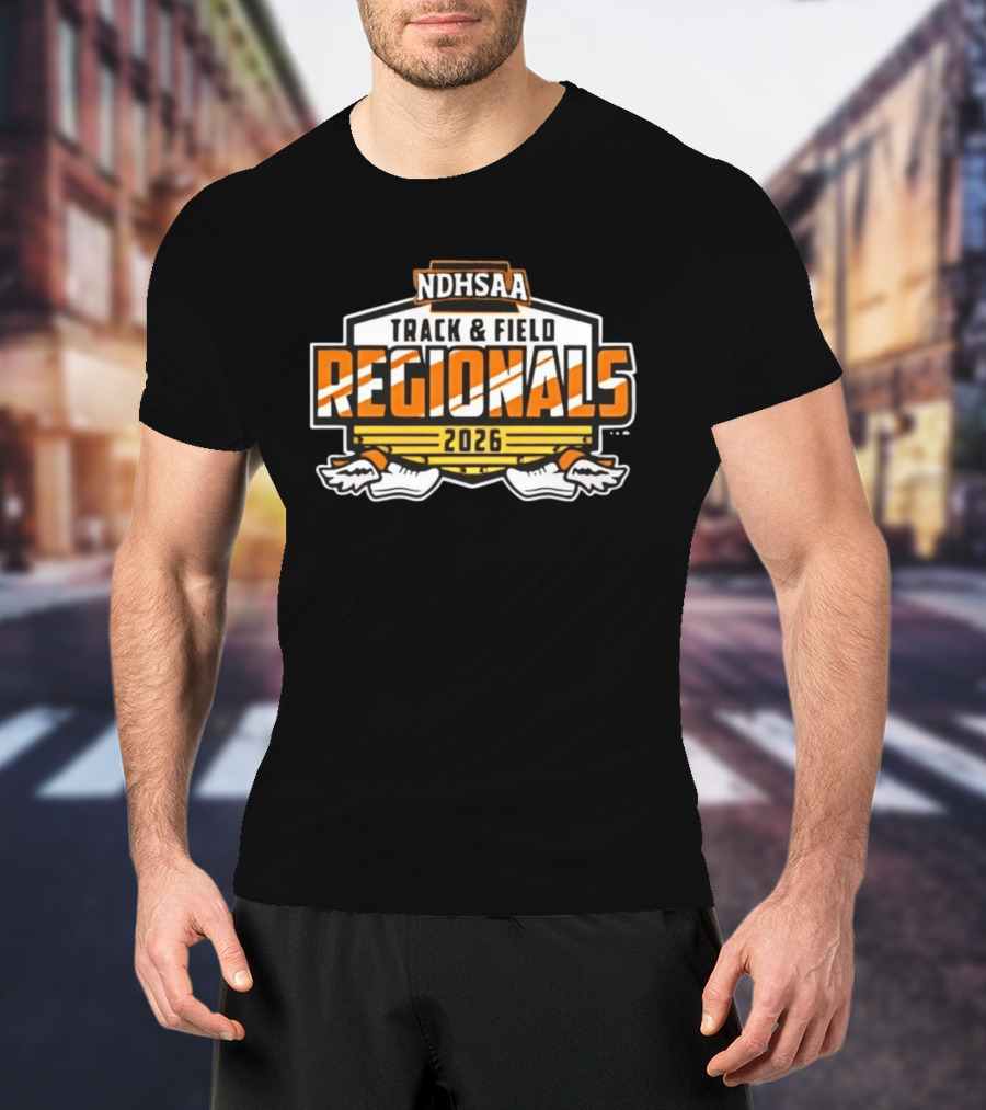 NDHSAA Track And Field Regionals 2026 Athletic Event Recognition T-Shirt