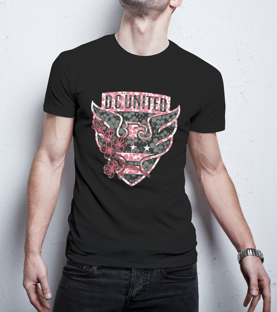 D.C. United Cherry Blossom Floral Crest T-Shirt