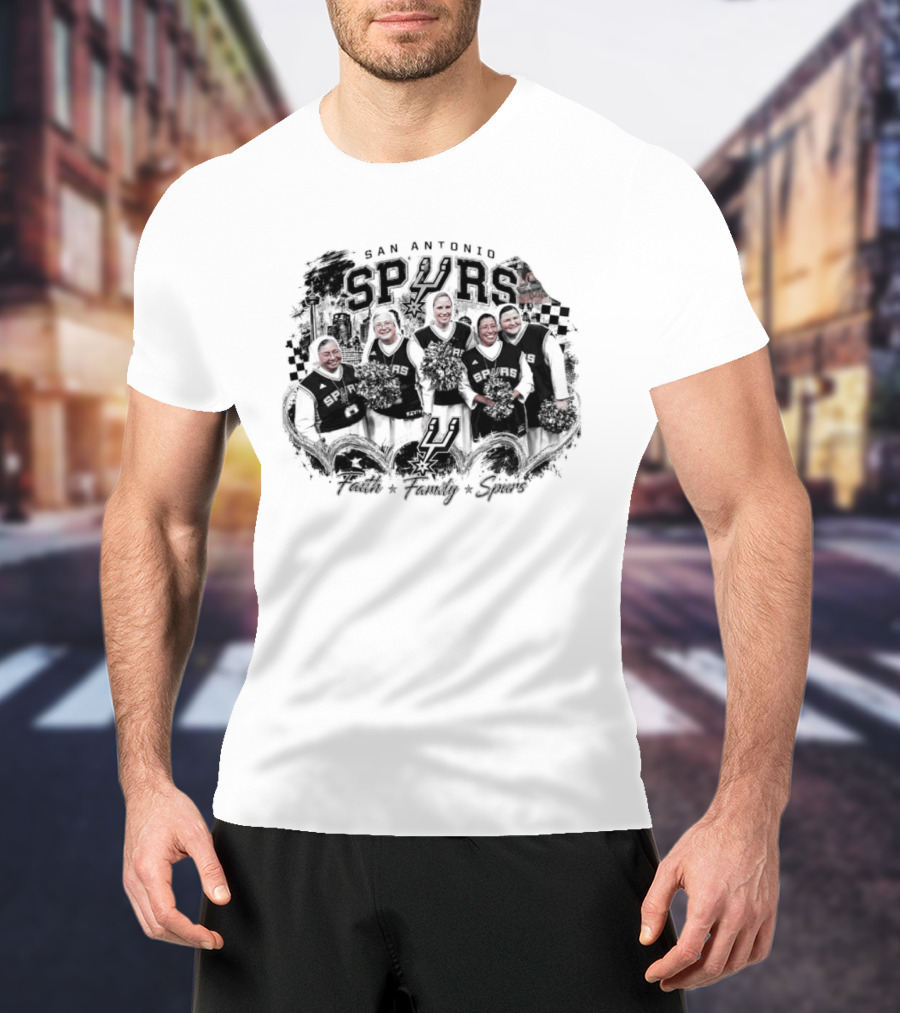 San Antonio Spurs Faith Family Unity T-Shirt
