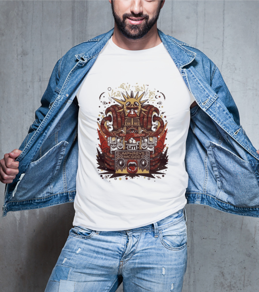 Umphrey's Mcgee Summer Tour 2026 Skeleton And Sunburst T-Shirt