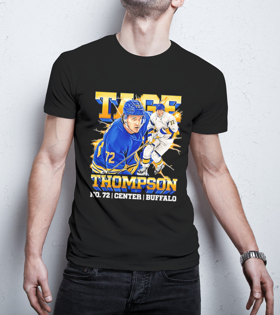 Tage Thompson No. 72 Buffalo Center T-Shirt
