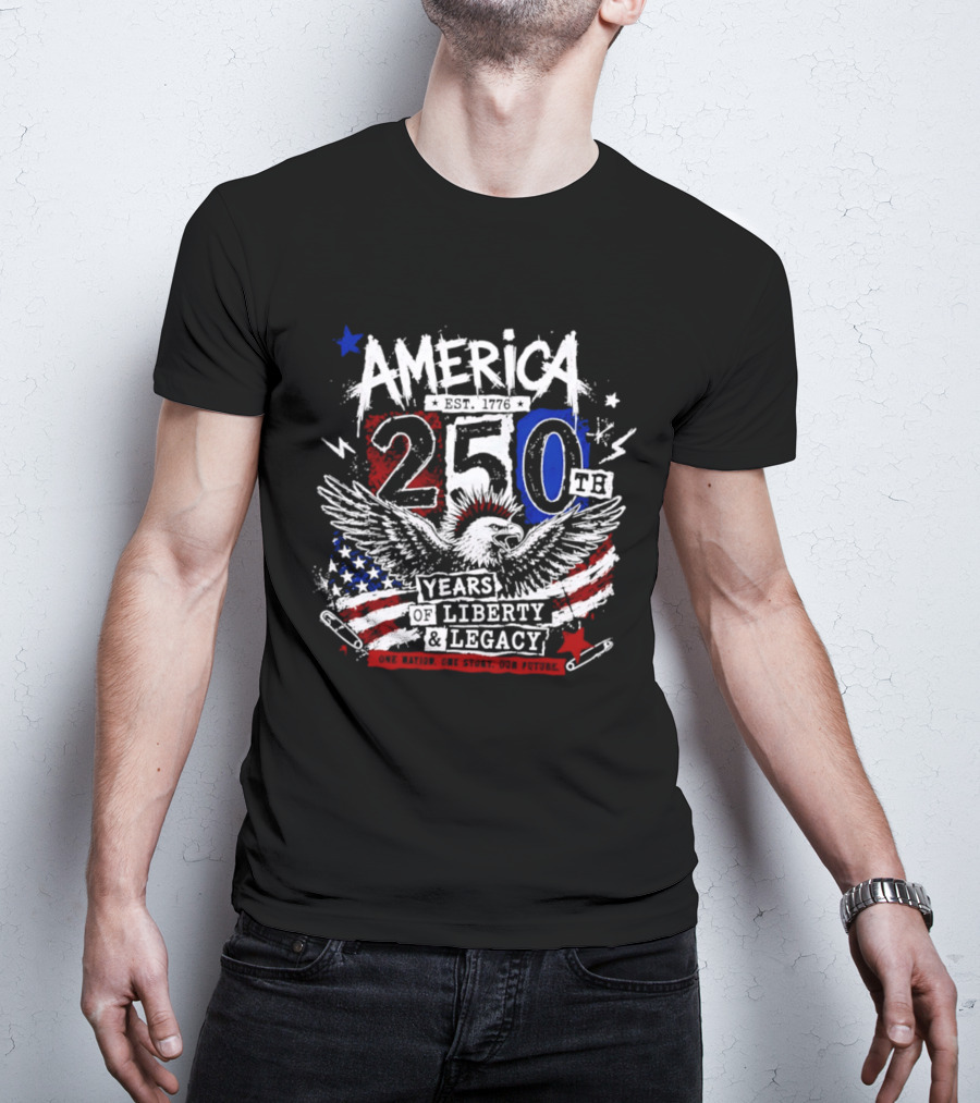 America 250th Liberty And Legacy Eagle T-Shirt