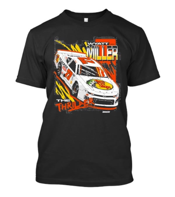 Wyatt Miller Racing Thriller 2026 Late Model Stock Bass Pro T-Shirt