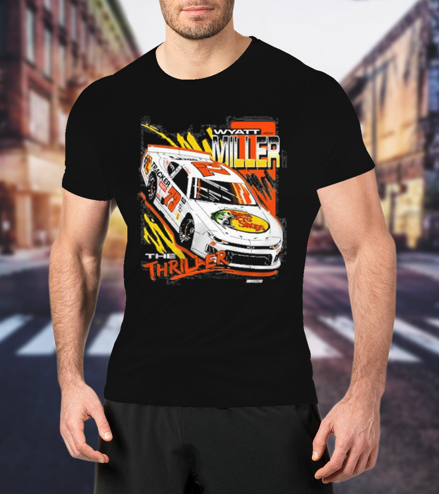 Wyatt Miller Racing Thriller 2026 Late Model Stock Bass Pro T-Shirt