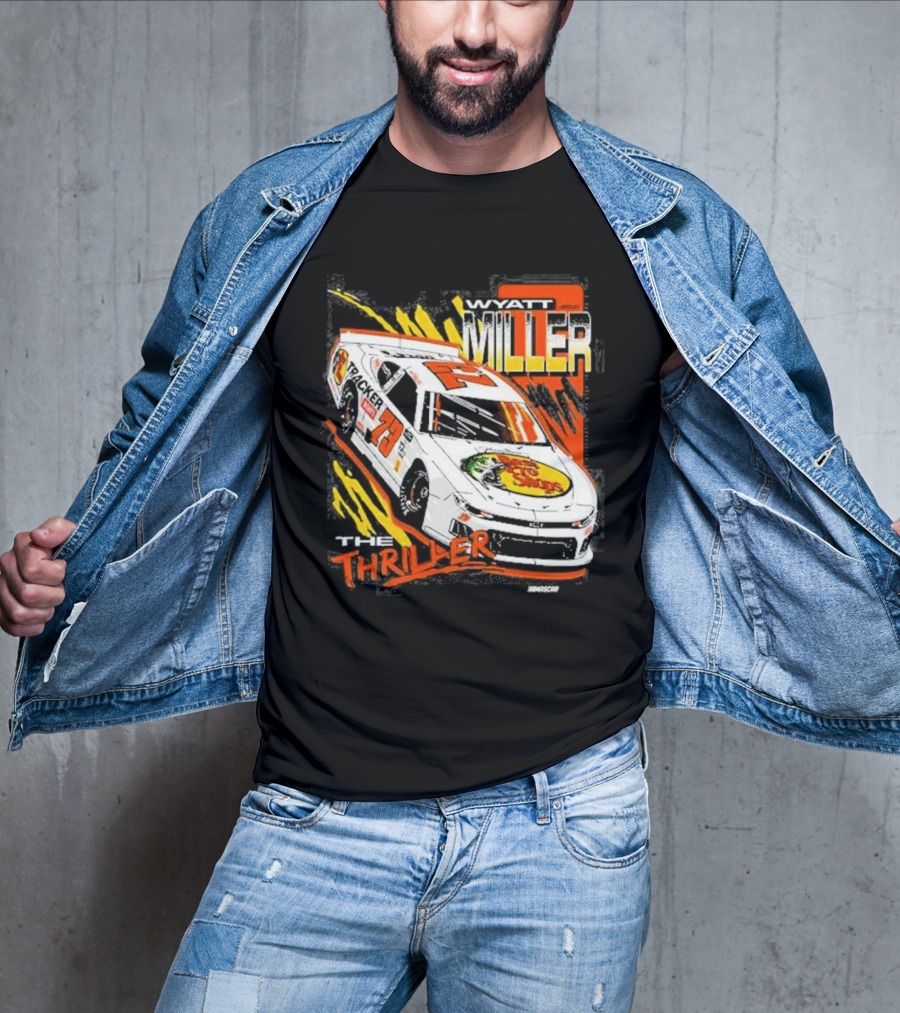 Wyatt Miller Racing Thriller 2026 Late Model Stock Bass Pro T-Shirt