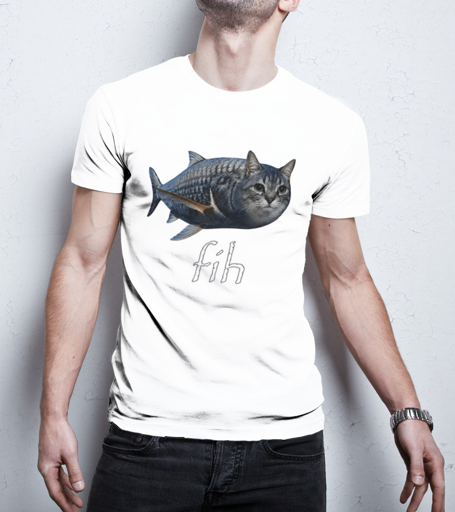 Fish Cat Hybrid Fih T-Shirt