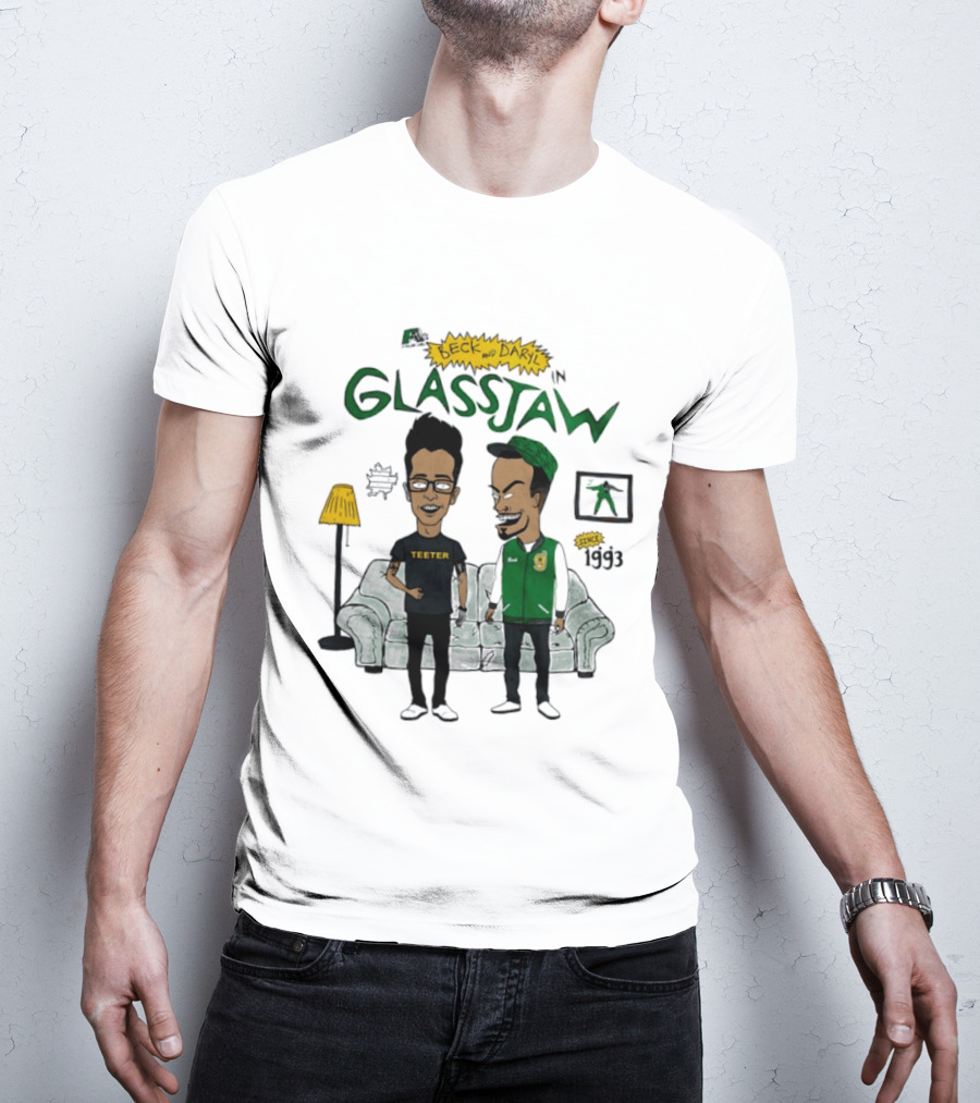 Beck And Daryl In Glassjaw Since 1993 Couch Teeter T-Shirt