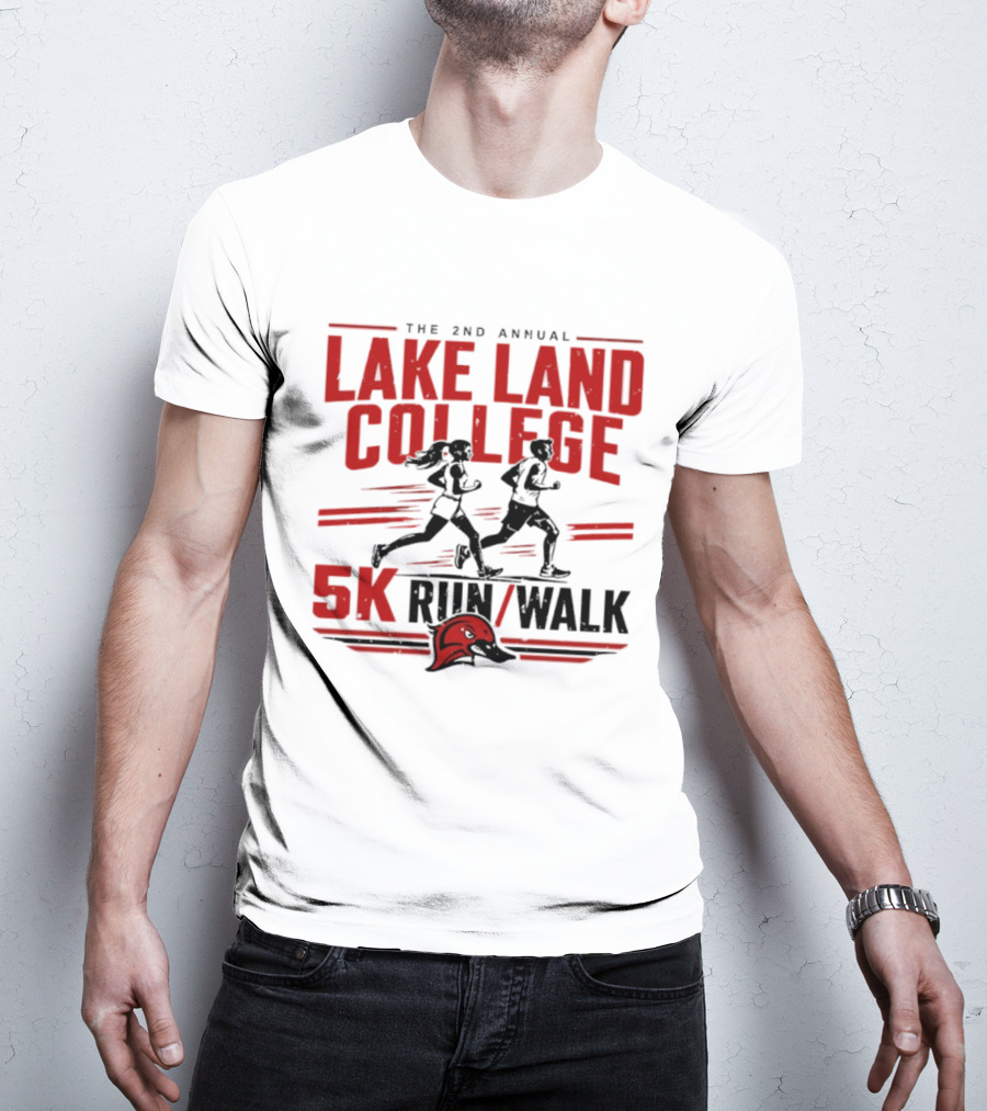 Lake Land College The 2nd Annual 2026 5K Run Walk Event T-Shirt