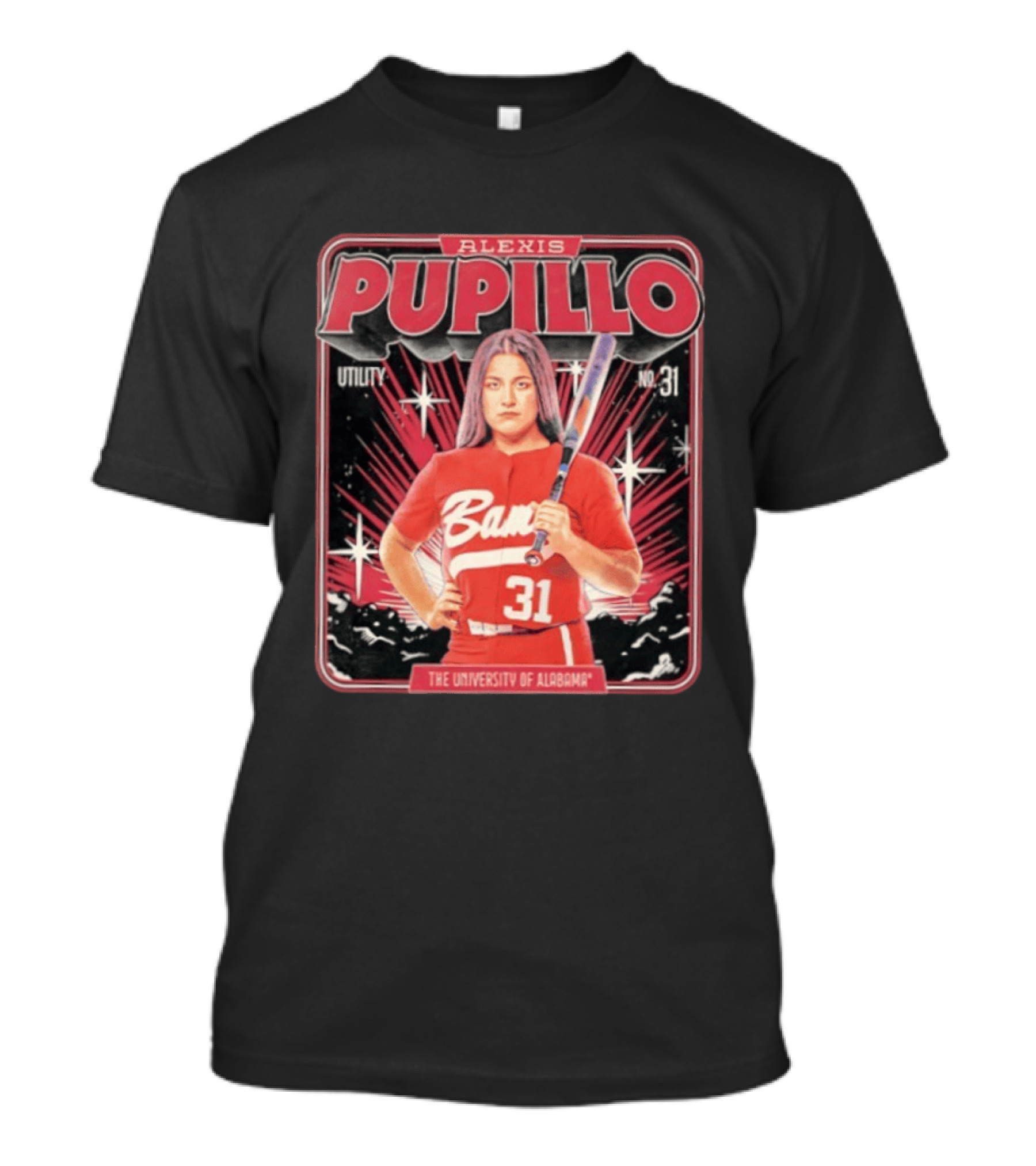 Alexis Pupillo 31 Alabama Crimson Tide Softball University Of Alabama Utility T-Shirt