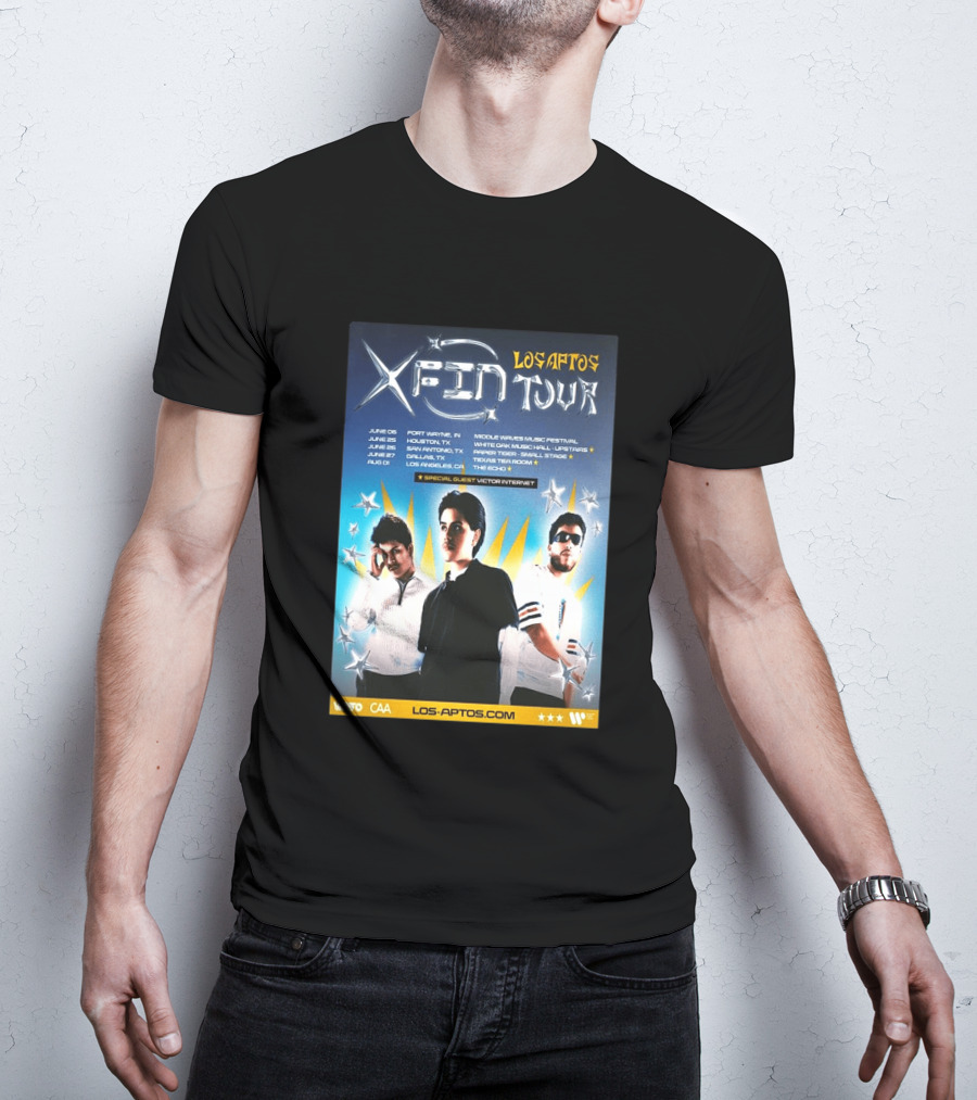 Los Aptos X Fin Tour 2026 Special Guest Victor Internet T-Shirt