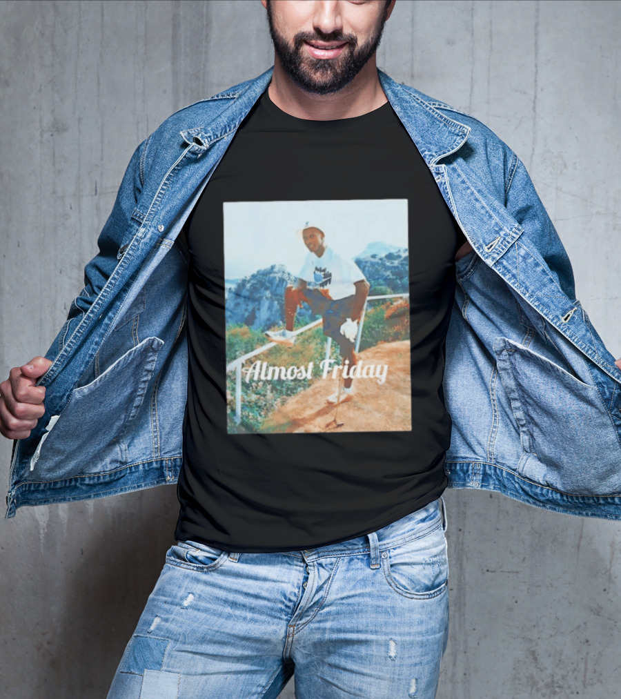 Michael Jordan Golfing Almost Friday Scenic View T-Shirt