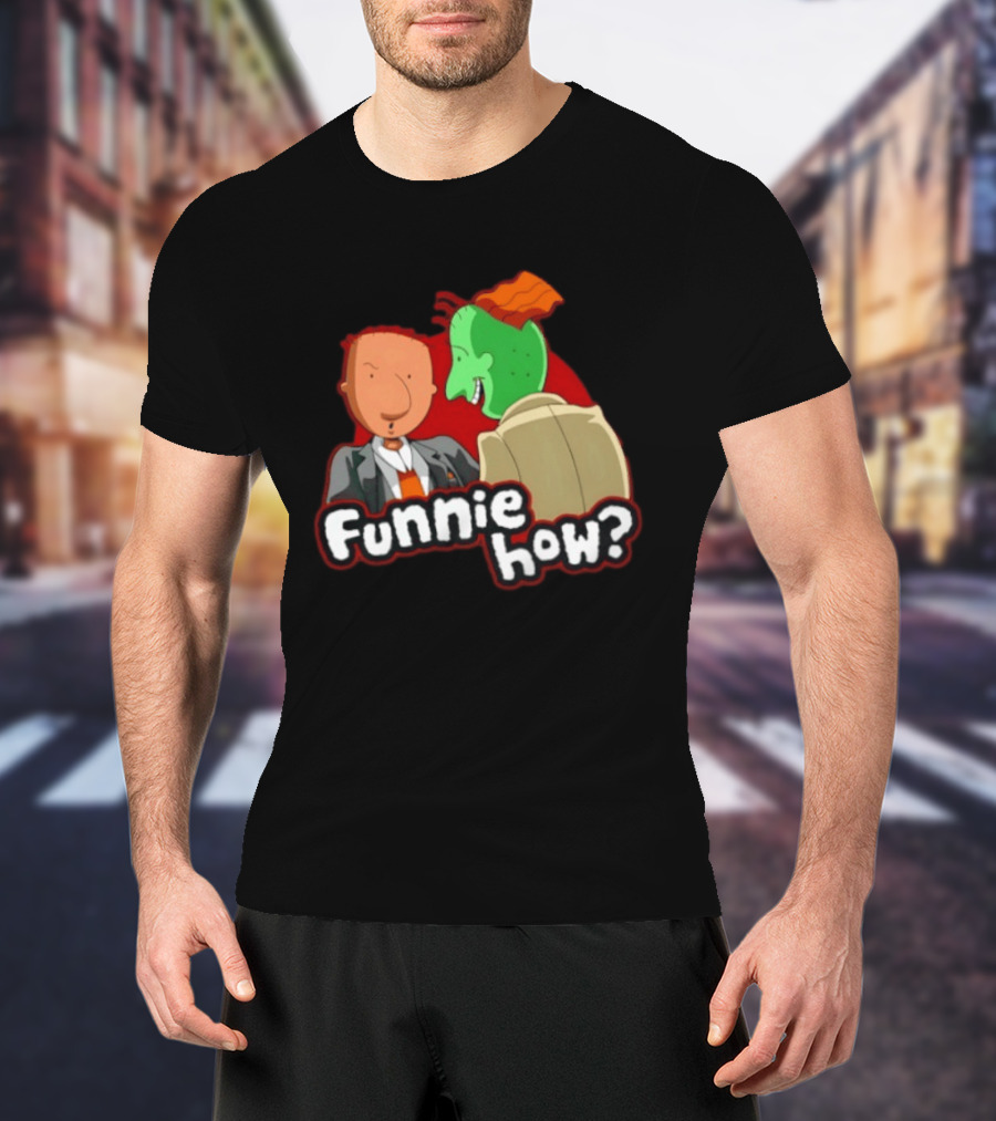 Doug Funnie Funny How Animated Series Characters Meeting T-Shirt